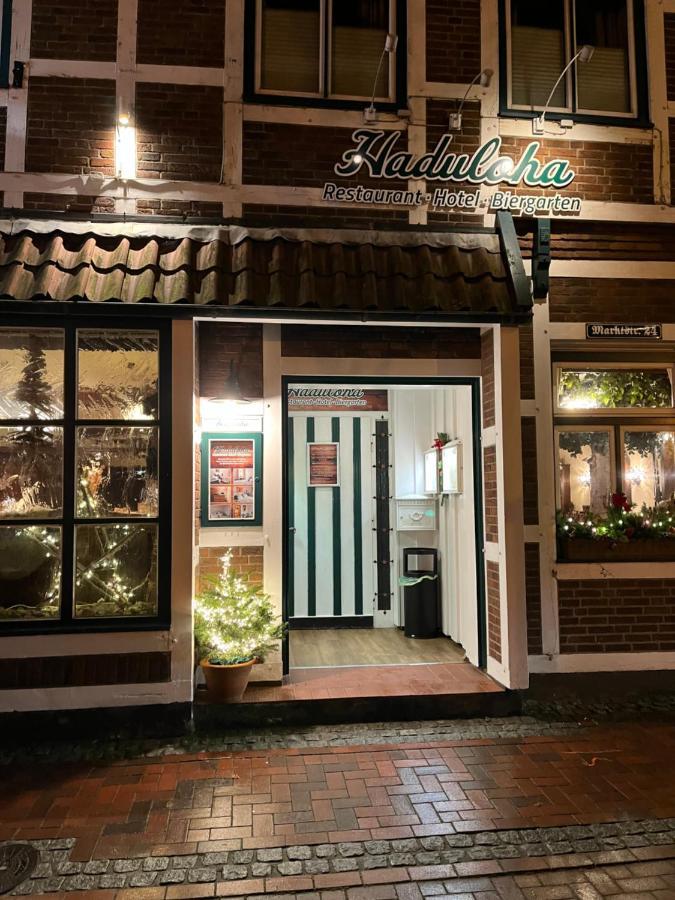 Restaurant- Hotel- Biergarten Haduloha Otterndorf Ngoại thất bức ảnh